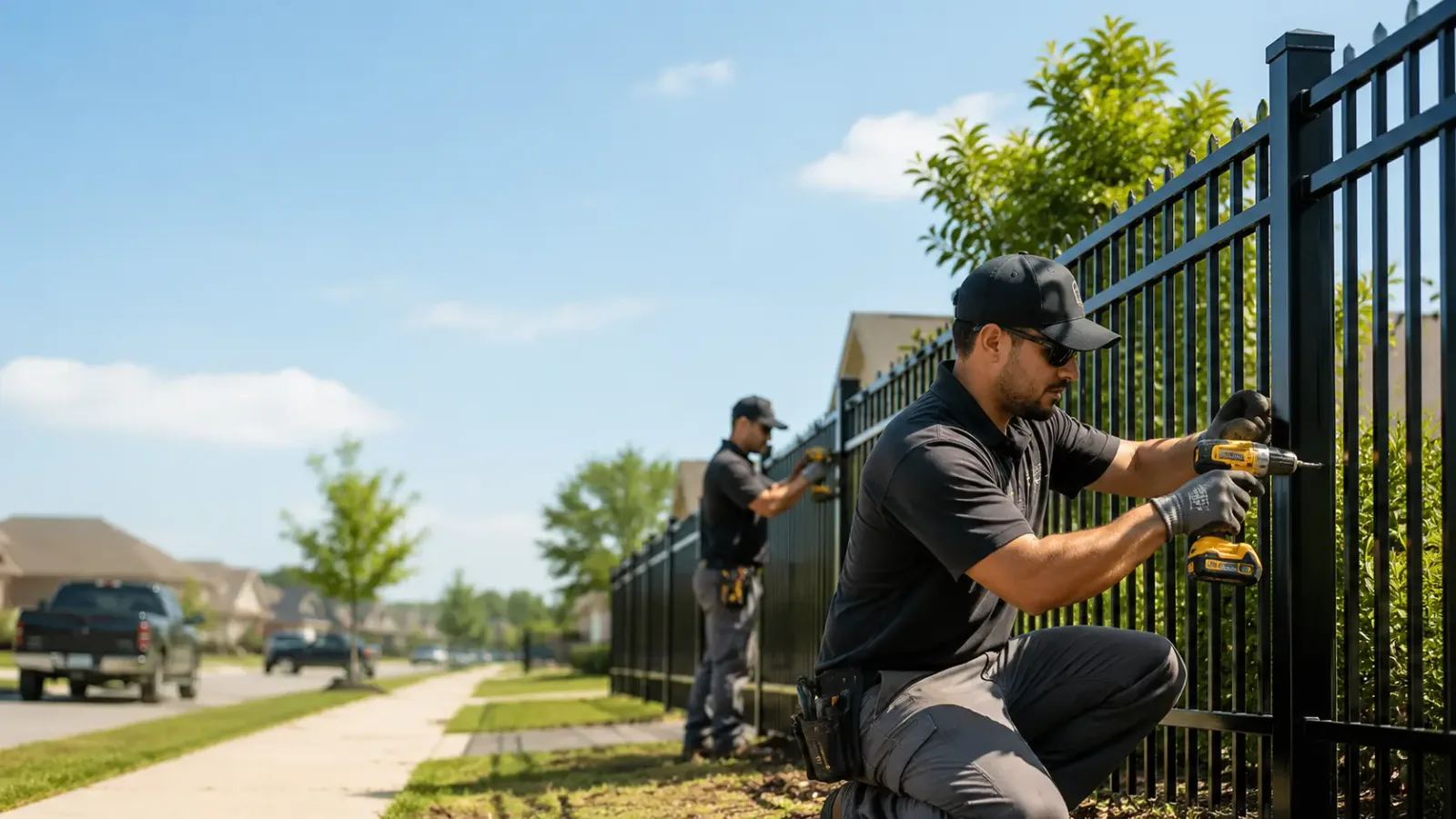 Metal Fence Installation in Lula, GA